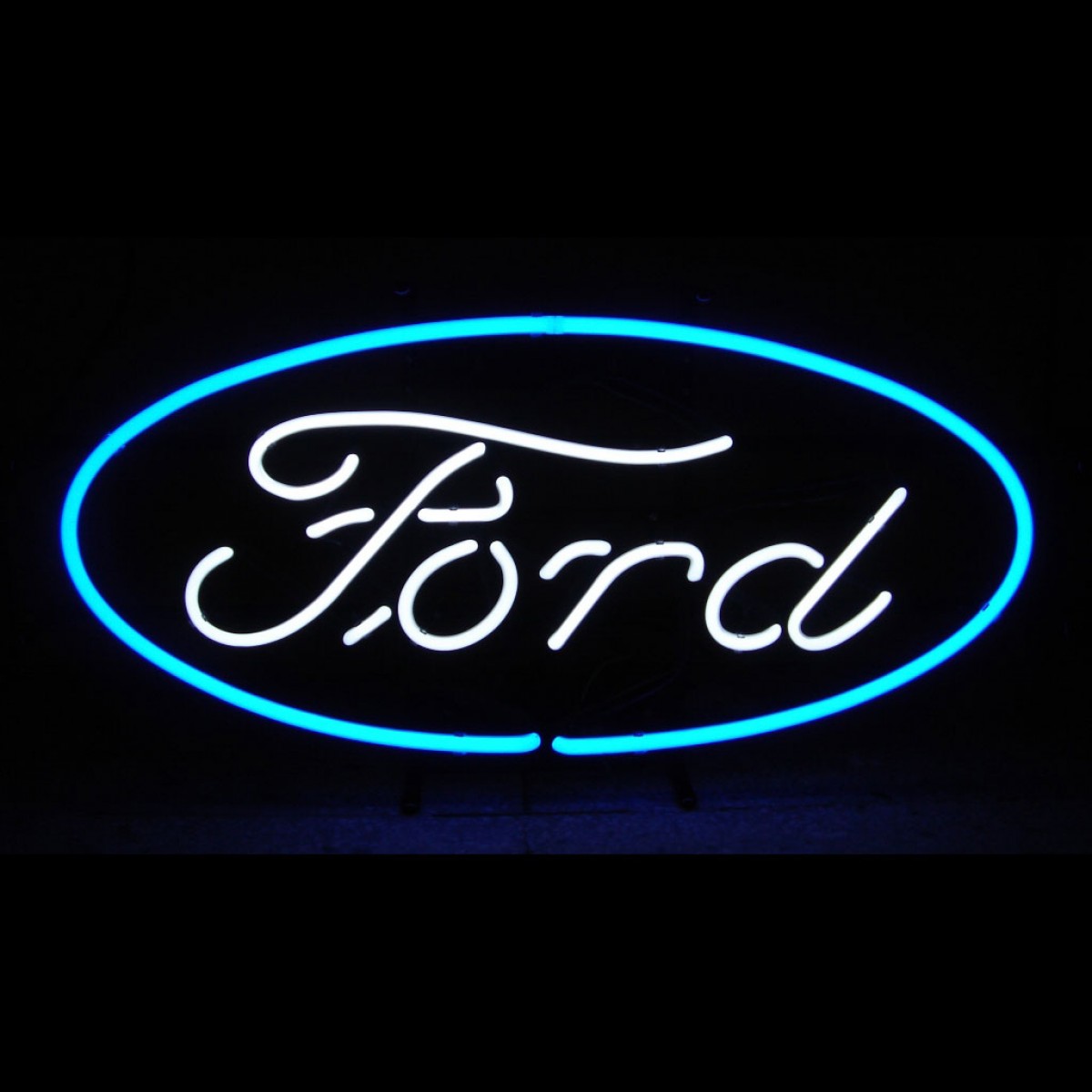 Ford oval flame neon sign #10