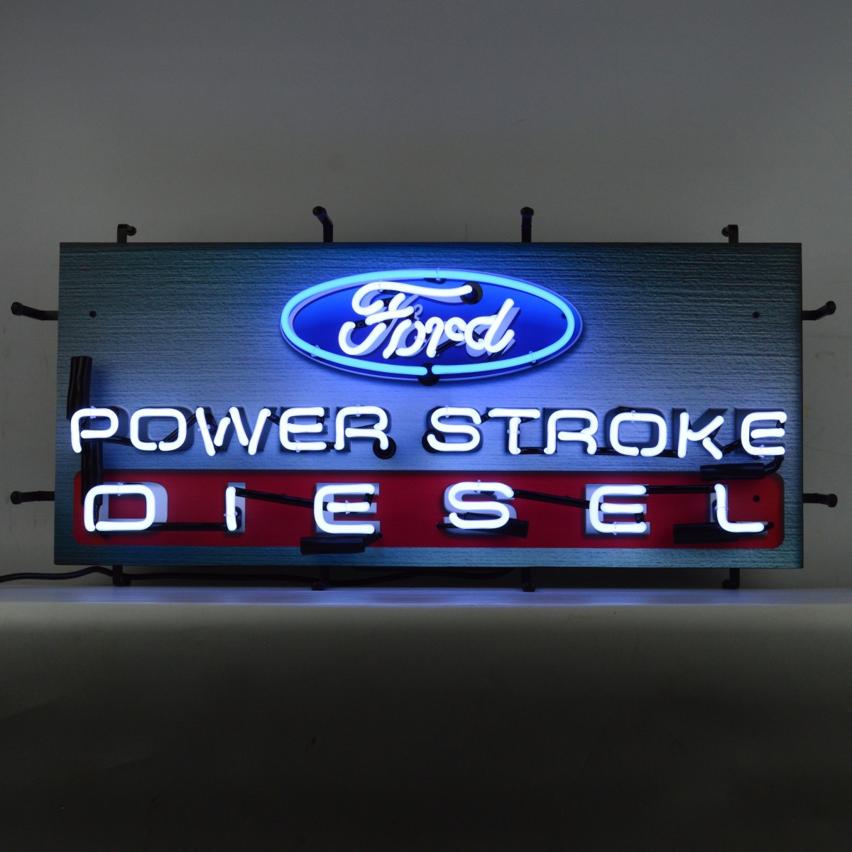 HossRods Ford Power Stroke Diesel Neon Sign With Backing Hot 