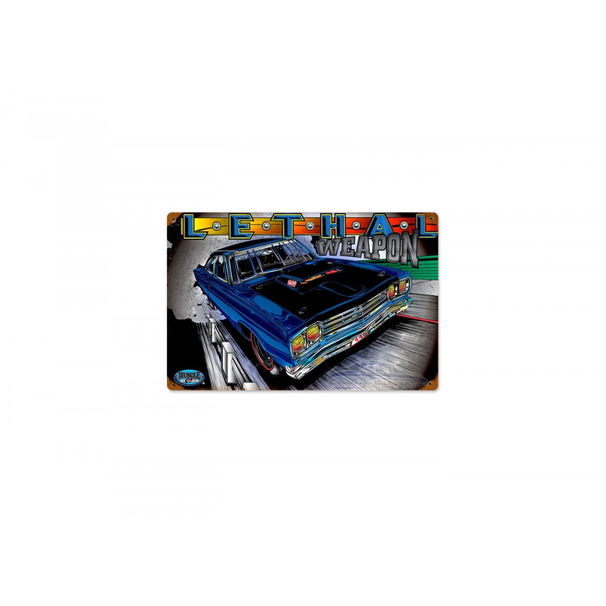 HossRods.com | Lethal Weapon Vintage Sign | Hot Rod Accessories, Garage ...