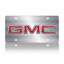 GMC Badge Stainless Steel License Plate