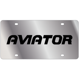 Lincoln Aviator Stainless Steel License Plate