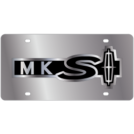 Lincoln MKS Stainless Steel License Plate 