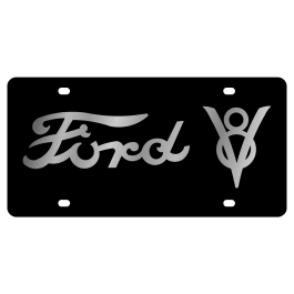 Ford V8 Lazer-Tag License Plate