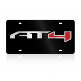 GMC AT4 All Terrain Badge Lazer-Tag License Plate
