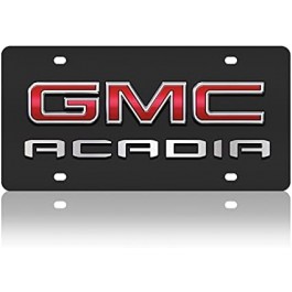 2019 GMC Arcadia Carbon Steel License Plate