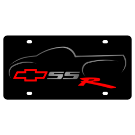 Chevy SSR Carbon Steel License Plate