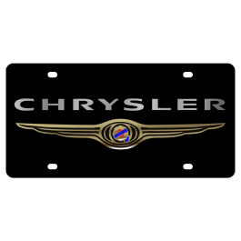 Chrysler Carbon Steel License Plate