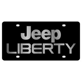 Jeep Liberty Carbon Steel License Plate