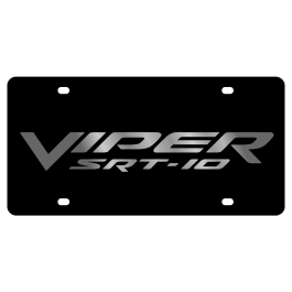 Dodge Viper SRT-10 Carbon Steel License Plate