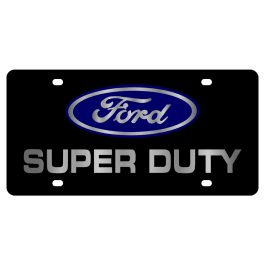 Ford Super Duty Carbon Steel License Plate