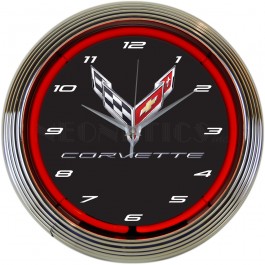 C8 Corvette Next Generation Neon Clock
