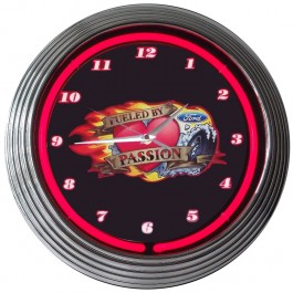 Ford Fueled By Passion Neon Clock