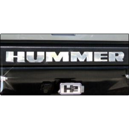 Hummer H2 Bumper Letter Inserts