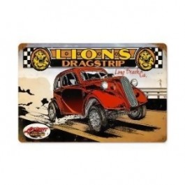 Lions Color Vintage Sign