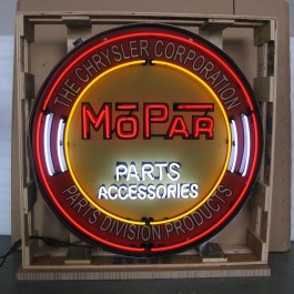Mopar 36 Inch Neon Sign in Steel Can