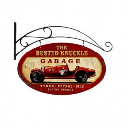 Old Race Car Sign by Busted Knuckle 24 x 14