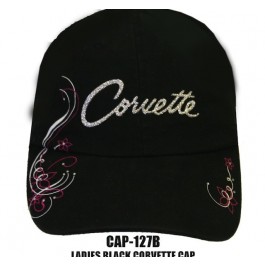 Ladies Black Corvette Hat