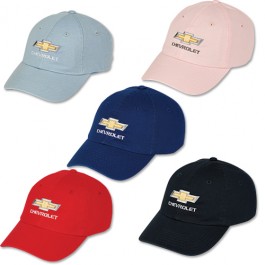 Youth Chevrolet Washed Dad Hat with Gold Bowtie