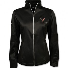 Ladies C8 Corvette Callaway Zip Up Jacket