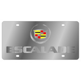 Cadillac Escalade License Plate - Stainless 
