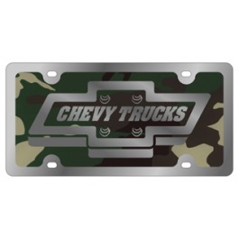 Chevy Trucks - License Plate - Stainless Style