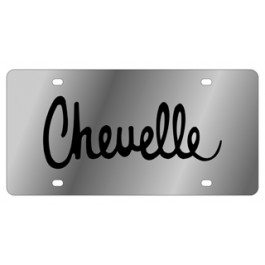 Chevy Chevelle Stainless Style License Plate 