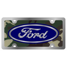 Ford - License Plate - Stainless Style