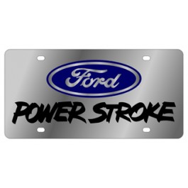 Ford Power Stroke Stainless Steel License Plate