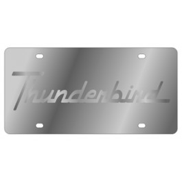Ford Thunderbird License Plate - Stainless Style