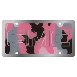 GMC - License Plate - Stainless Style