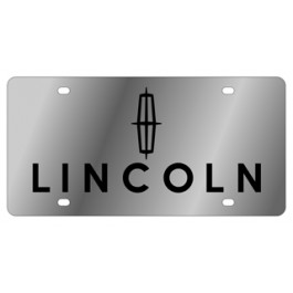 Lincoln Stainless Steel License Plate