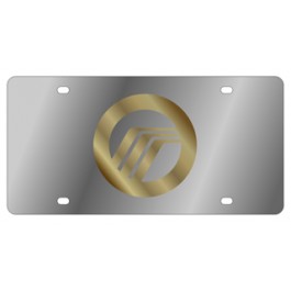 Lincoln Mercury Stainless Style License Plate