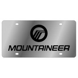 Mercury Mountaineer Stainless Steel License Plate