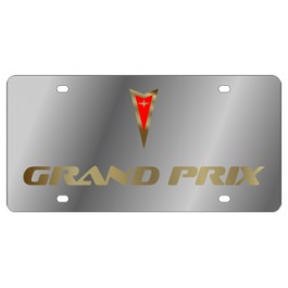 Pontiac Grand Prix License Plate - Stainless Style