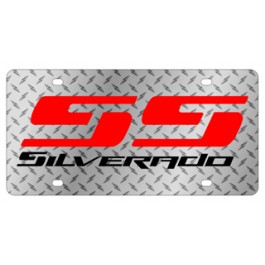Chevrolet Silverado SS Lazer Style License Plate