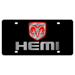 Dodge HEMI Lazer-Tag License Plate