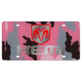 Dodge HEMI License Plate - Lazer Style