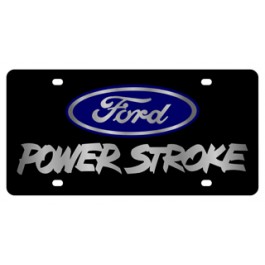 Ford Power Stroke Lazer-Tag License Plate