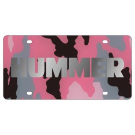 Hummer License Plate - Lazer Style