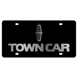 Lincoln Town Car Lazer-Tag License Plate
