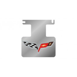 Chevrolet Corvette C6 Rear Exhaust Enhancer Plate - OEM Logo