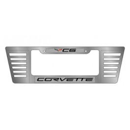 Chevrolet Corvette C6 Billet Style Rear Louver Frame with Epoxy Inserts
