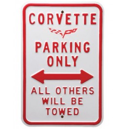 C6 Corvette Parking Sign 