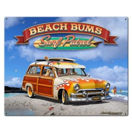 1951 Ford Surf Woody Metal Sign 30 x 24