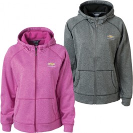 Ladies Chevrolet Competition Hooded Sweatshirt with Gold Bowtie