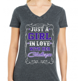Just A Girl In Love With Her Challenger T Shirt