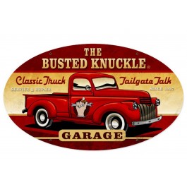 Busted Knuckle Old Truck Sign 22 x 14