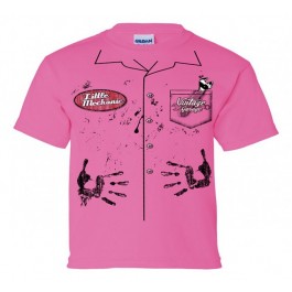Little Mechanic Pink Youth T Shirt