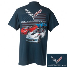C7 Corvette Grand Sport Flag T Shirt