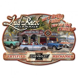 67 - 72 Chevy Trucks Certified Mechanics Sign